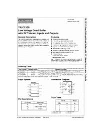 DataSheet 74LCX125 pdf